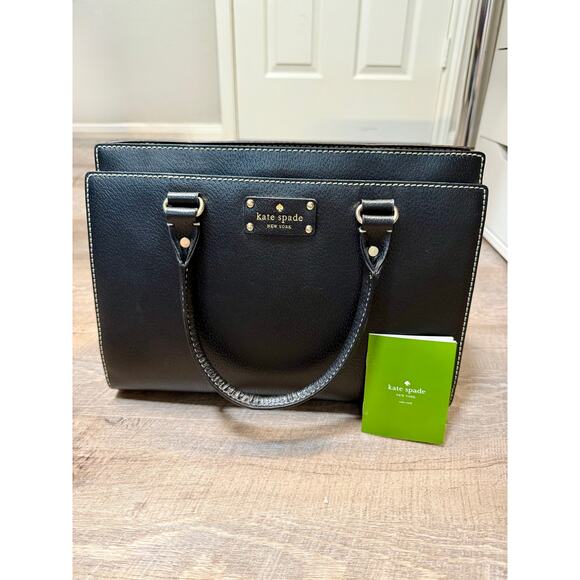 Kate Spade Pebbled Leather Wellesley Satchel Bag - Picture 1 of 13